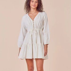 BALIN NWT V-neck Tiered Flare Button Dress  size 2XL